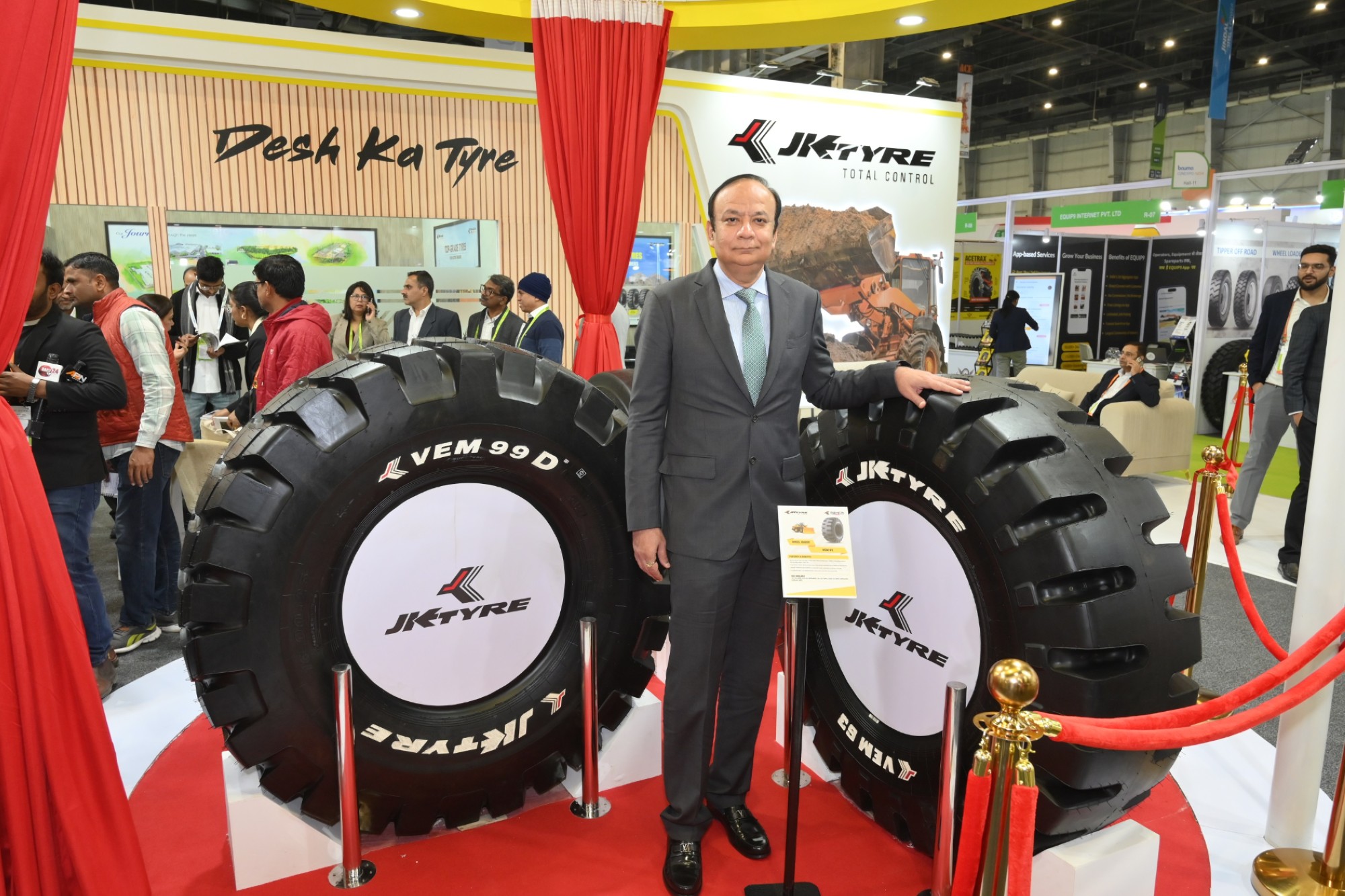 JK Tyre launches advanced OTR Tyres for mining equipment at Bauma Conexpo 2024